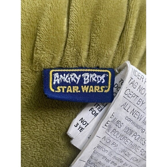 Angry Birds Star Wars Yoda Jedi Master Stuffed Plush Pillow Green Large 12" Gift - Picture 4 of 5